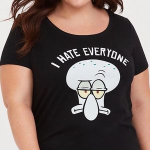 Spongebob Tee - Squidward “I Hate Everyone” Shirt